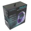 diadema vortred axolotl gamer alámbrica rgb 3.5mm color morado