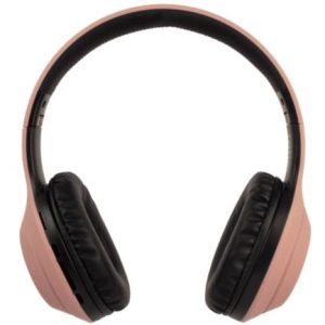audífonos perfect choice on ear inalámbricos bluetooth color rosa