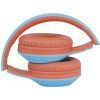 audífonos perfect choice on ear inalámbricos bluetooth color azul coral