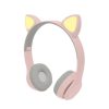 diadema perfect choice catto inalámbrica con luz para niños color rosa