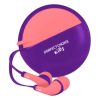 audífonos perfect choice in ear alámbricos 3.5mm con estuche bubble gum color rosa morado