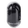 audífonos inalámbricos perfect choice tws estuche transparente clearbeat con indicador de carga color negro
