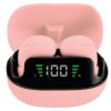 audífonos inalámbricos perfect choice tws mini tiny beats con indicador de carga color rosa