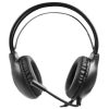 diadema alámbrica perfect choice stream pro cable 1.8m micrófono omnidireccional 3.5mm color negro