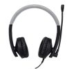 audífonos perfect choice profesional usb con micrófono cable 1.8m negro con gris