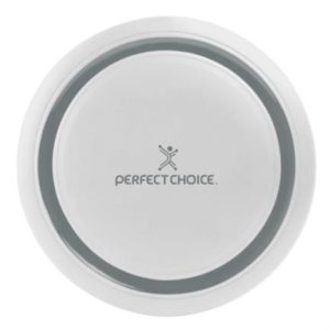 cargador inalámbrico perfect choice universal 15w color blanco
