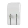 adaptador de corriente perfect choice 30w carga rápida puertos usb c+a blanco