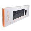 kit perfect choice teclado+ratón 2.4ghz+bluetooth recargable usb c/usb a zebrary negro