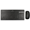 kit perfect choice teclado+ratón 2.4ghz+bluetooth recargable usb c/usb a zebrary negro