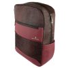 mochila perfect choice phenix para laptop 15.6" 17" color tinto