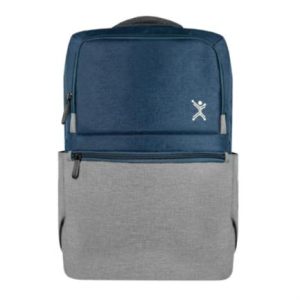 mochila para laptop 15.6" sunset azul con gris.