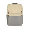 mochila para laptop 15.6" sunset taupe con gris.
