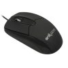 mouse easy line Óptico alámbrico usb 1000dpi color negro