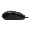 mouse easy line Óptico alámbrico usb 1000dpi color negro