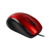 mouse easy line Óptico alámbrico usb 1200dpi color rojo