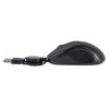 mini mouse easy line Óptico retráctil alámbrico 1000dpi color negro