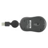 mini mouse easy line Óptico retráctil alámbrico 1000dpi color negro