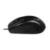 mouse easy line Óptico alámbrico usb 1200dpi color negro