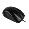 mouse easy line Óptico alámbrico usb 1200dpi color negro