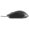 mouse easy line Óptico alámbrico usb 1200dpi color negro