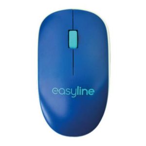 mouse inalámbrico perfect choice easy line viva color azul
