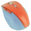 mouse inalámbrico perfect choice thumb ergonómico clic silencioso ajustable 800 1600dpi color azul coral
