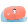 mouse inalámbrico perfect choice thumb ergonómico clic silencioso ajustable 800 1600dpi color azul coral
