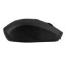 mouse perfect choice clix inalámbrico batería recargable 6 botones hasta 1600 dpi color negro