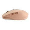 mouse perfect choice clix inalámbrico batería recargable 6 botones hasta 1600 dpi color caqui