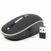 mouse recargable perfect choice 2.4ghz+bt clic silencioso colori negro