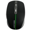 mouse inalámbrico ergonómico perfect choice iluminación rgb orion 3200 dpi negro/gris