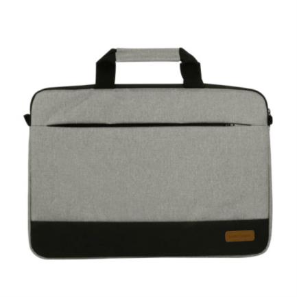 portafolio perfect choice rohe para laptop 15.6" color gris negro portafolio perfect choice rohe para laptop 15.6" color gris negro