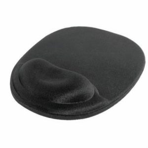 tapete mouse pad perfect choice ergonómico con gel 20x26x2cm color negro