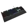 teclado vortred mecánico programable con descansa muñecas