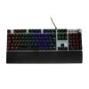 teclado vortred mecánico programable con descansa muñecas
