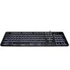 teclado perfect choice con iluminacion en teclas para oficina backlight