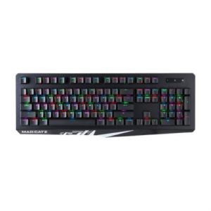teclado mad catz s.t.r.i.k.e. 4 gaming mecánico rgb color negro
