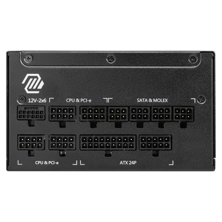 fuente de poder 1250w msi mag a1250gl pcie5 80 plus gold atx modular 24 pin atx 135mm fuente de poder 1250w msi mag a1250gl pcie5 80 plus gold atx modular 24 pin atx 135mm