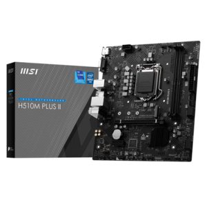 tarjeta madre msi h510m plus ii micro atx lga 1200 intel h510 64gb ddr4 hdmi para intel
