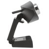 cámara web manhattan alta definición hd 720p usb micrófono base ajustable color negro