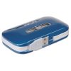 hub manhattan usb alta velocidad 2.0 alimentación dual 7 puertos color azul