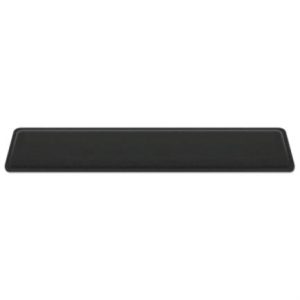 reposamuñecas manhattan soporte ergonómico para teclado resistente al agua 445x100mm color negro