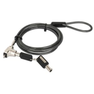 candado laptop manhattan nano llave 1.8mts gris