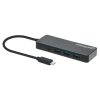 hub manhattan usb c v3.2 7 ptos a 5gbps