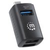 hub manhattan usb c 3 ptos a