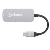 docking manhattan usb c 3 ptos hdmi 4k@60hz usb c