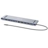 docking manhattan usb c 12 ptos hdmix2 dp usb c pd usb ax3 rj45 sd audio