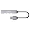 hub manhattan usb a v2.0 3 ptos y v3.0 1 pto aluminio