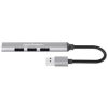 hub manhattan usb a v2.0 3 ptos y v3.0 1 pto aluminio
