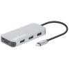 docking manhattan usb c 8 ptos hdmi usb c pd/2xusbv3.2/usbv2.0 red sd/micro sdd